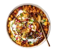Samosa Chana Chaat 